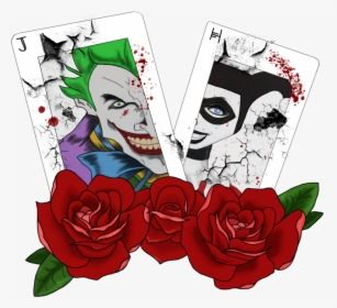 Transparent Harley Quinn Clipart - Joker And Harley Quinn Drawings, HD Png Download, Free Download