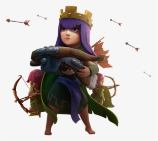 Archer Queen Coc - Clash Of Clans Queen Png, Transparent Png, Free Download