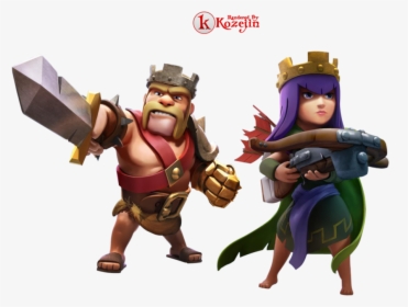 Barbarian King And Archer Queen, HD Png Download, Free Download