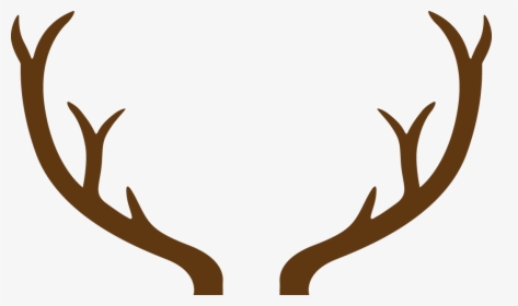 Transparent Deer Rack Png - Transparent Background Deer Antlers Silhouette, Png Download, Free Download