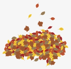 Graphic, Leaf, Leaves, Leaf Pile, Fall, Season, Autumn - Leaf Pile Transparent Background, HD Png Download, Free Download