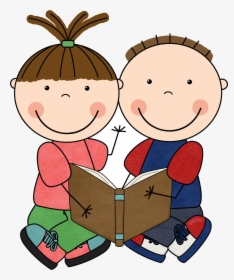 Reading Free Clip Art Children Books Clipart Transparent - Read To A Buddy, HD Png Download, Free Download