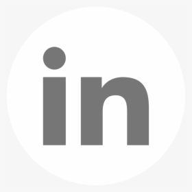White Circle Linkedin Icon - White Linkedin Icon Png, Transparent Png, Free Download