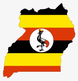 Uganda Map With Flag, HD Png Download, Free Download