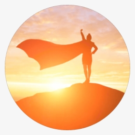 Communities-2 - Woman In Cape Silhouette, HD Png Download, Free Download