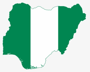 Nigeria Flag In Country, HD Png Download, Free Download