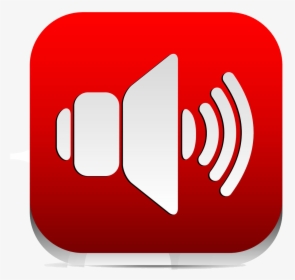 Speaker Symbol Red, HD Png Download, Free Download