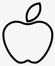 Apple Fruit Teaching Study Basic School - Line Art, HD Png Download, Free Download