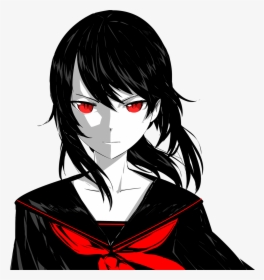 Black And White Yandere, HD Png Download, Free Download