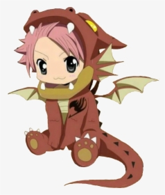 Dragon Natsu Fairytail Chibi Freetoedit - Cute Fairy Tail Anime, HD Png Download, Free Download