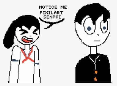 Senpai And Yandere Chan - Cartoon, HD Png Download, Free Download
