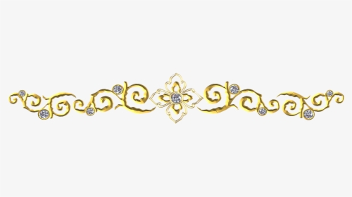 Gold, Ornamental, Flourish, Border, Golden, Light - Gold Border Transparent Hd, HD Png Download, Free Download