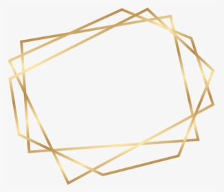 Transparent Geometric Border Png - Gold Geometric Frame Png, Png Download, Free Download