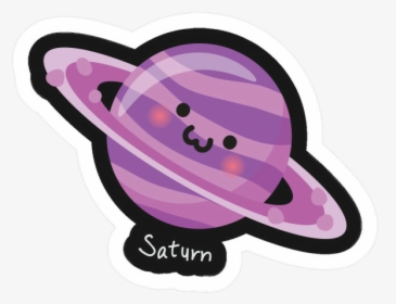 #saturn #planet #cute #purple #cool #popular #trending - Cartoon, HD Png Download, Free Download