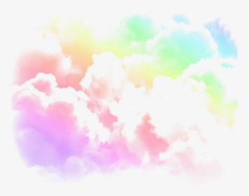 Transparent Rainbow Cloud Png - Transparent Pink Cloud Png, Png Download, Free Download
