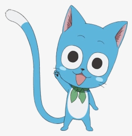Fairy Tail Happy Png -happy Fairy Tail Png, Transparent - Happy Fairy Tail Png, Png Download, Free Download