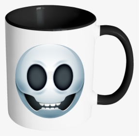 Emoji Skull Accent Mug - Science Chemistry Physics Biology, HD Png Download, Free Download