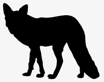 Fox Silhouette Png - Clip Art Fox Black, Transparent Png, Free Download
