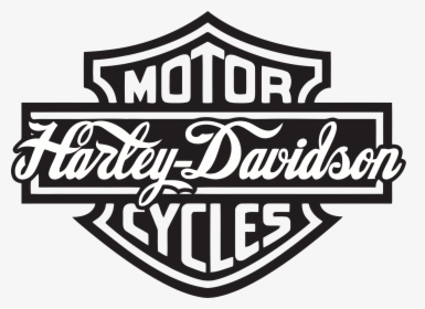 Harley Davidson Logo Black And White, HD Png Download, Free Download