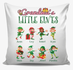 Grandma Nana Little Elves Personalized Pillow Cover, HD Png Download, Free Download