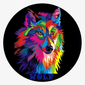 Wolf Art Png, Transparent Png, Free Download