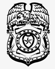 Police Badge Art, HD Png Download, Free Download