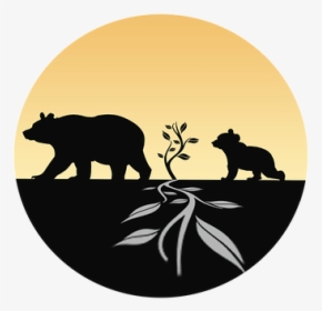 Logo, Bear, Growth, Animal, Badge, Icon, Silhouette, HD Png Download, Free Download