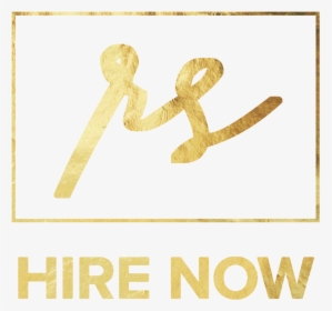 Tag Gold Large Hire Now Button Gold, HD Png Download, Free Download