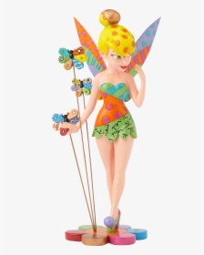Tinkerbell 9” Statue By Romero Britto, HD Png Download, Free Download