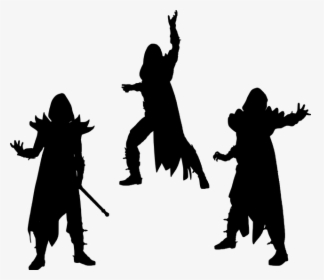 Silhouette, Sorcerer, Silhouetted, People, Art, Man, HD Png Download, Free Download
