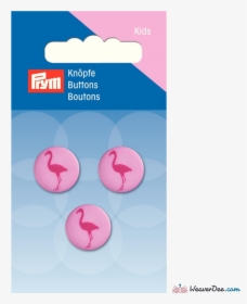 Prym - Flamingo Buttons - Weaverdee - Com Sewing &, HD Png Download, Free Download