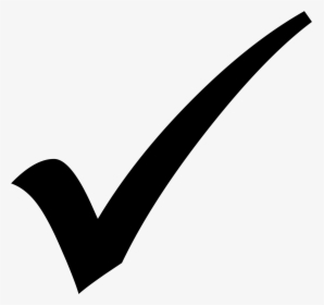 Check Mark Black Icon , Png Download, Transparent Png, Free Download