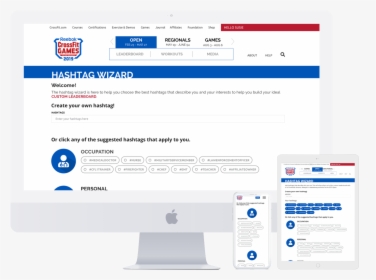 Crossfit Games Hashtag Wizard Device Image, HD Png Download, Free Download