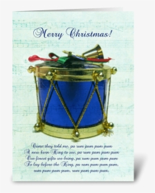 Blue Drum Greeting Card, HD Png Download, Free Download