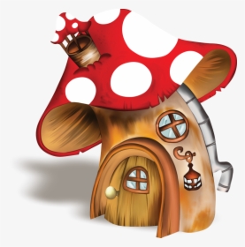 Setas Watercolor Cartoon Mushroom Centerblog Download, HD Png Download, Free Download