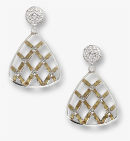 Nicole Barr Designs Sterling Silver Quilted Triangle, HD Png Download, Free Download
