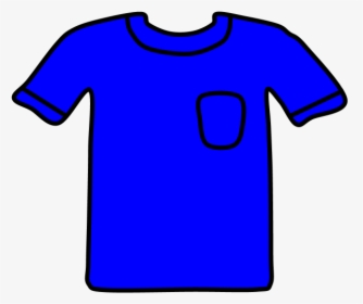 T-shirt, Pocket, Blue, HD Png Download, Free Download