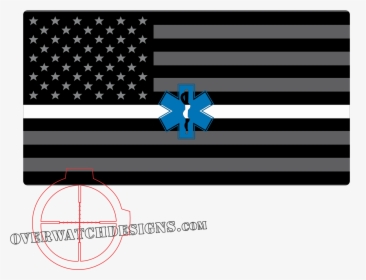American Flag White Line, HD Png Download, Free Download