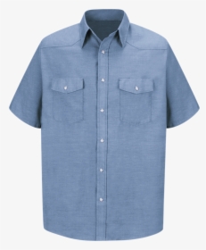 Men"s Short Sleeve Deluxe western Style Shirt, HD Png Download, Free Download