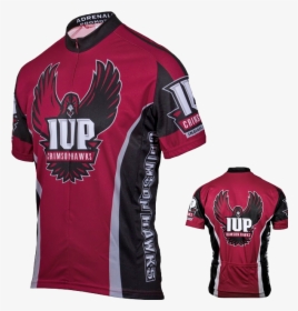 Cycling Jersey, Full Hawk Logo, Maroon & Black, HD Png Download, Free Download