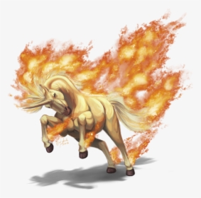 Rapidash Used Flare Blitz By Shadeofshinon, HD Png Download, Free Download