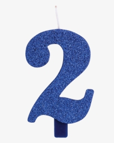 Candles Glitterblu Numerali, HD Png Download, Free Download