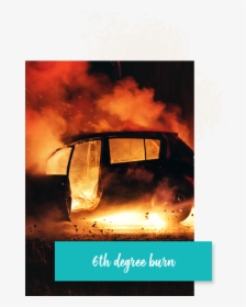 Burning Car, HD Png Download, Free Download