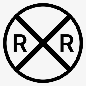 Railroad Crossing Icon, HD Png Download, Free Download