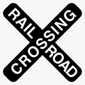 Rail Road Crossing Cross Signal, HD Png Download, Free Download