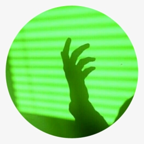 Green Light Hand Shadow Monster Colorsplash Colorful, HD Png Download, Free Download