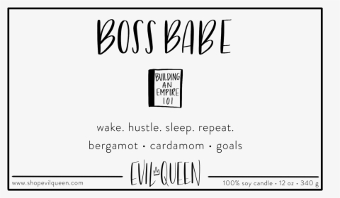 Evil Queen Boss Babe Candle, HD Png Download, Free Download
