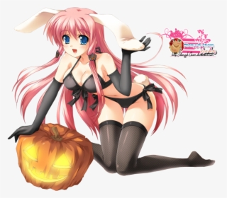Hot Anime Girl Mangaka Halloween Ecchi Sexy Picture, HD Png Download, Free Download