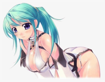 Anime Girl With Blue Hair, HD Png Download, Free Download