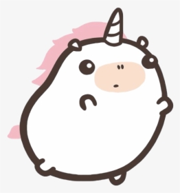 #kawaii #unicorn #cute #chubby #fat #horn #magic #magical, HD Png Download, Free Download